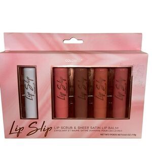 Colorco Lip Slip | Lip Scrub & Sheer Satin Lip Balm Set